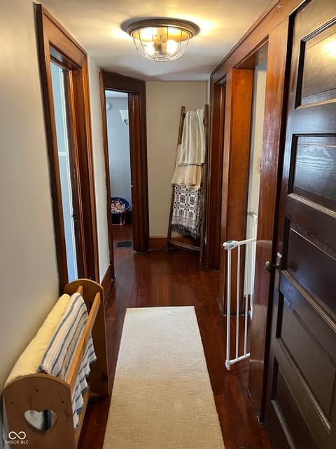 Hallway at 204 S Barr Street, Crawfordsville, IN