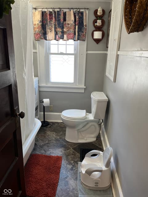 Bathroom at 204 S Barr Street, Crawfordsville, IN