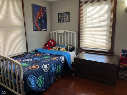 Bedroom at 204 S Barr Street, Crawfordsville, IN