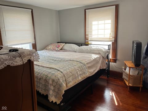 Bedroom at 204 S Barr Street, Crawfordsville, IN