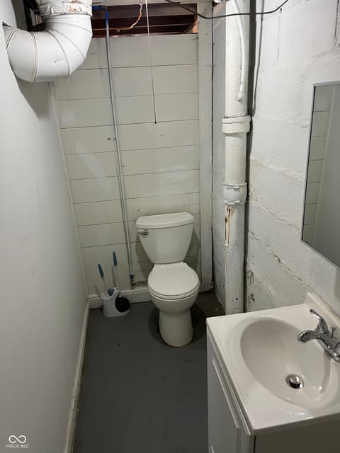 Bathroom at 204 S Barr Street, Crawfordsville, IN