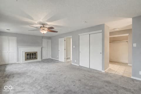 Primary bedroom at 7627 Vintage Court, Lawrence, IN