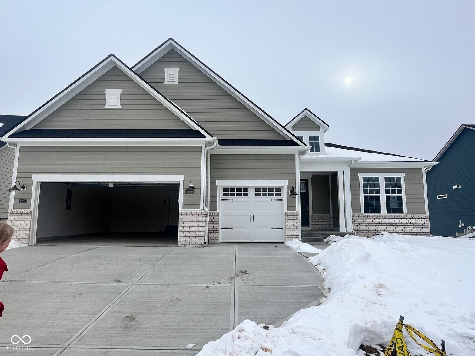 Front exterior at 16294 Magnolia Ridge Way, Noblesville, IN