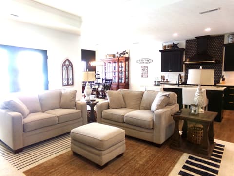 Living room at 7063 Fowler Drive, Whitestown, IN
