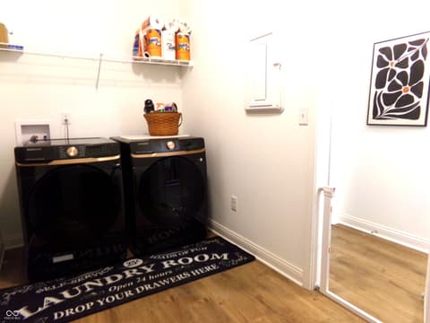 Laundry room at 7063 Fowler Drive, Whitestown, IN