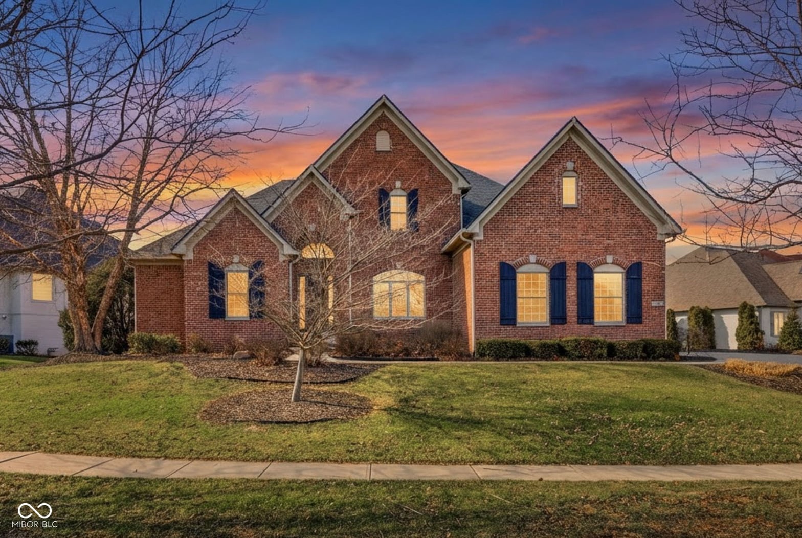 Front exterior at 14795 Macduff Drive, Noblesville, IN