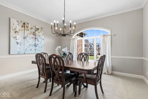 Dining room at 14795 Macduff Drive, Noblesville, IN
