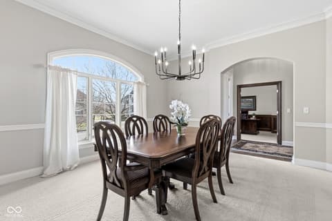 Dining room at 14795 Macduff Drive, Noblesville, IN