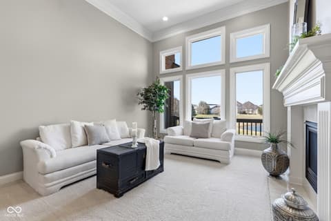 Family room at 14795 Macduff Drive, Noblesville, IN