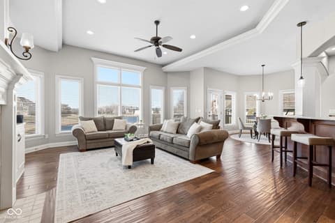 Living room at 14795 Macduff Drive, Noblesville, IN