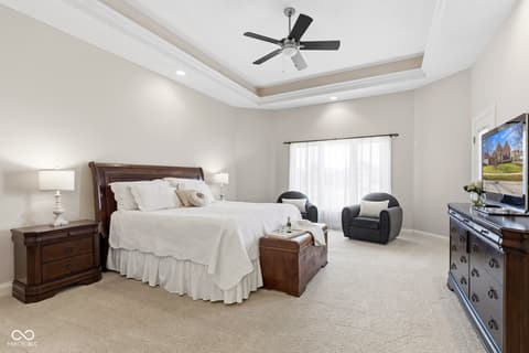 Primary bedroom at 14795 Macduff Drive, Noblesville, IN