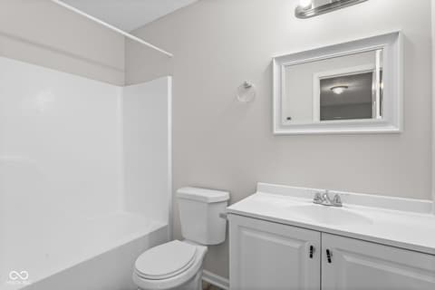 Bathroom at 7358 Glendale Drive, Avon, IN