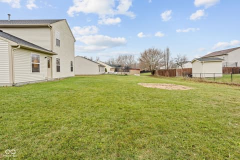 Yard at 7358 Glendale Drive, Avon, IN
