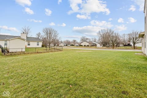 Yard at 7358 Glendale Drive, Avon, IN