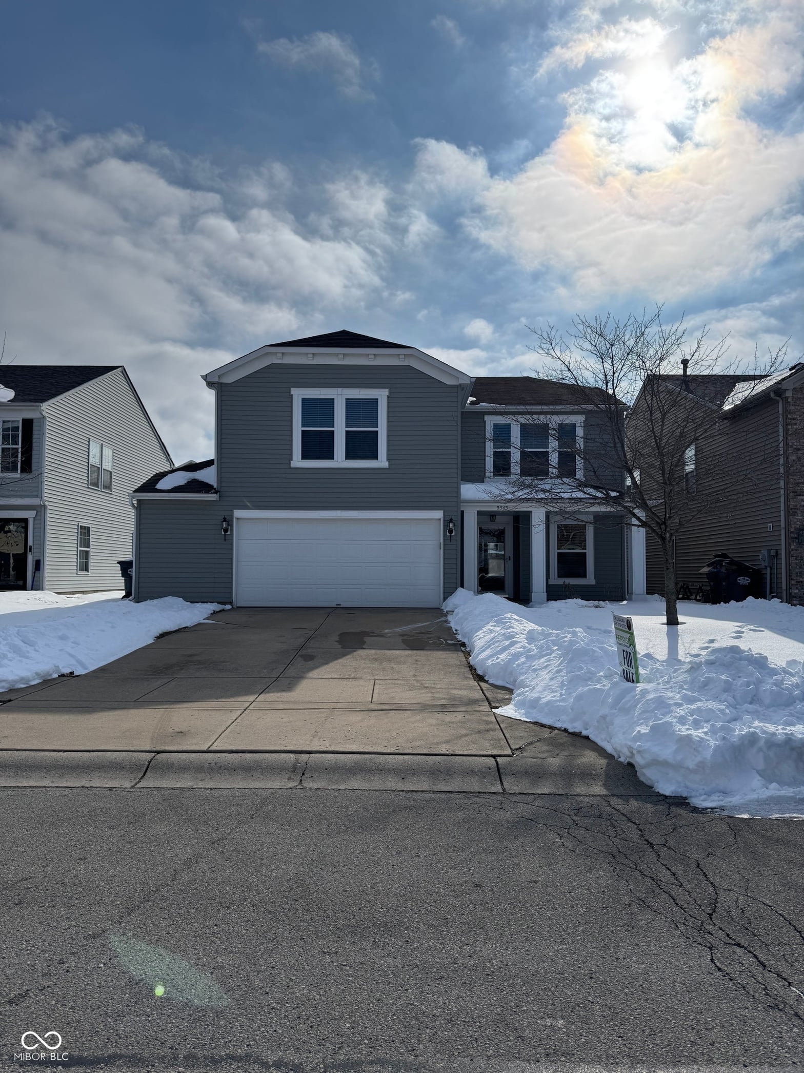 Front exterior at 9543 W Campfire Drive, Pendleton, IN