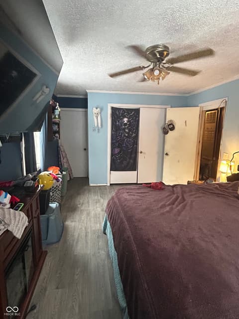 Bedroom at 10615 E Stanley Road, Rockville, IN
