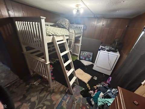 Bedroom at 10615 E Stanley Road, Rockville, IN