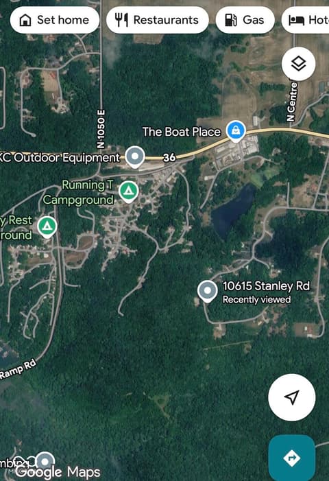 Map — 10615 E Stanley Road, Rockville, IN