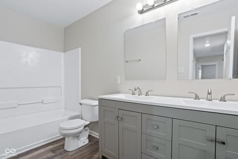 Bathroom at 476 Bourneside Drive, Greenfield, IN