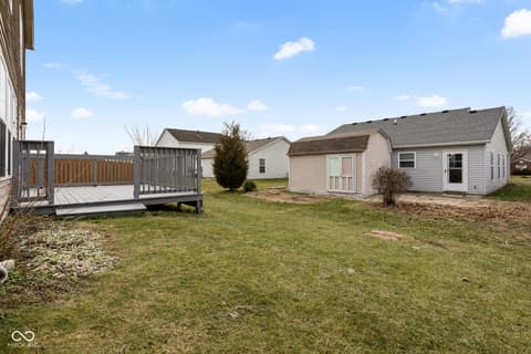 Yard at 476 Bourneside Drive, Greenfield, IN