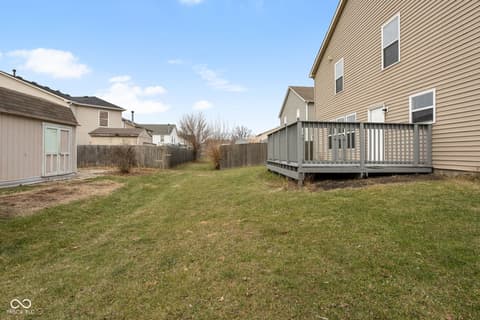 Yard at 476 Bourneside Drive, Greenfield, IN