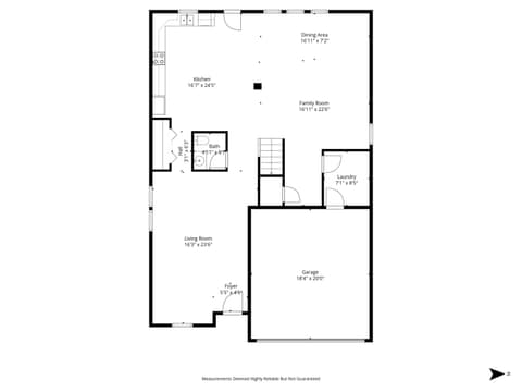 Floor Plan — 476 Bourneside Drive, Greenfield, IN