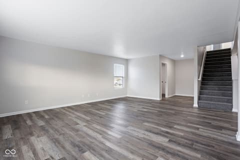 Living room at 476 Bourneside Drive, Greenfield, IN