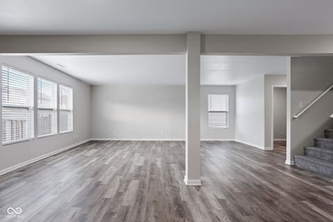 Living room at 476 Bourneside Drive, Greenfield, IN