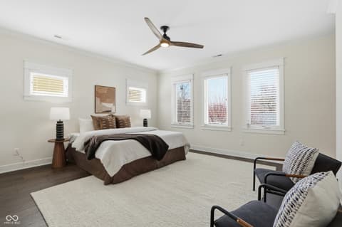 Primary bedroom at 2026 N Talbott Street, Indianapolis, IN
