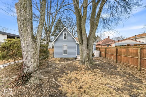 Backyard at 233 S Dearborn Street, Indianapolis, IN