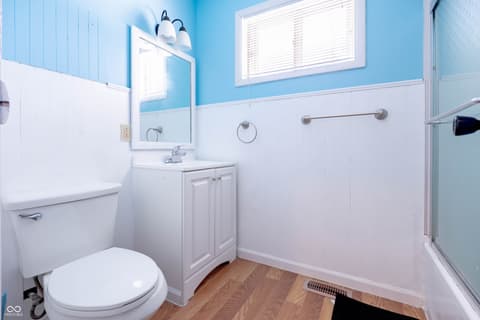 Bathroom at 625 W Southport Road, Indianapolis, IN