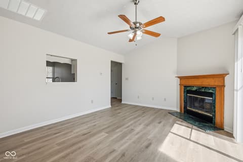 Living room at 8307 Crestview Circle, Avon, IN