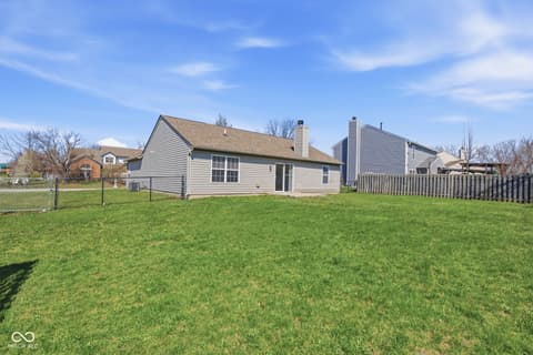 Backyard at 8307 Crestview Circle, Avon, IN