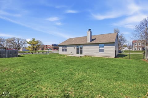 Backyard at 8307 Crestview Circle, Avon, IN