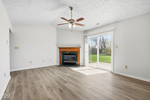 Living room at 8307 Crestview Circle, Avon, IN