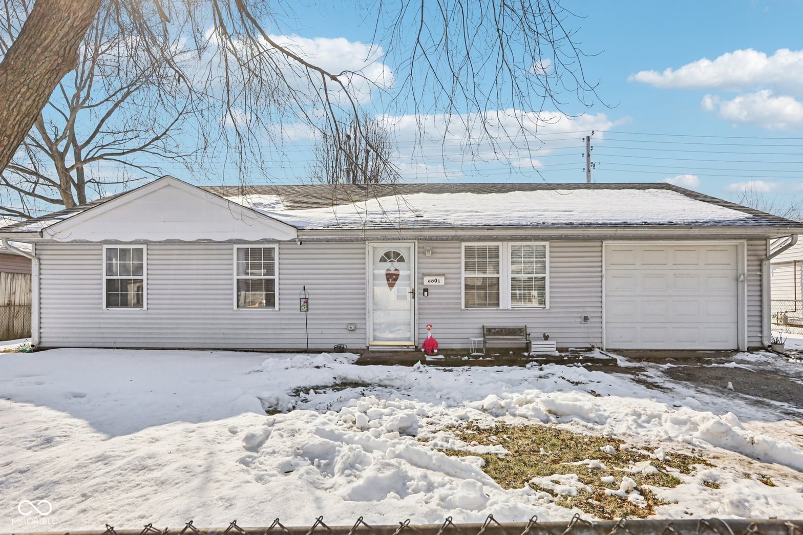 Front exterior at 8801 Roy Road, Indianapolis, IN