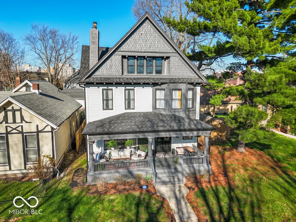 Front exterior at 1808 N Delaware Street, Indianapolis, IN