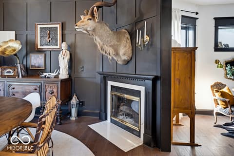 Fireplace — 1808 N Delaware Street, Indianapolis, IN