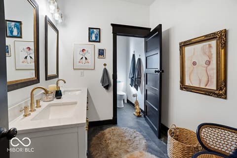 Bathroom at 1808 N Delaware Street, Indianapolis, IN