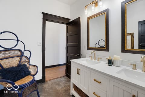 Bathroom at 1808 N Delaware Street, Indianapolis, IN