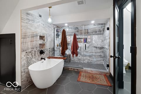 Bathroom at 1808 N Delaware Street, Indianapolis, IN