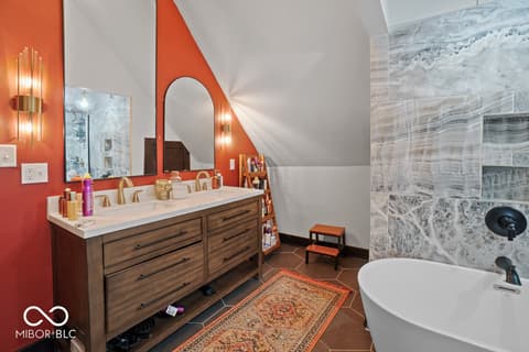 Bathroom at 1808 N Delaware Street, Indianapolis, IN