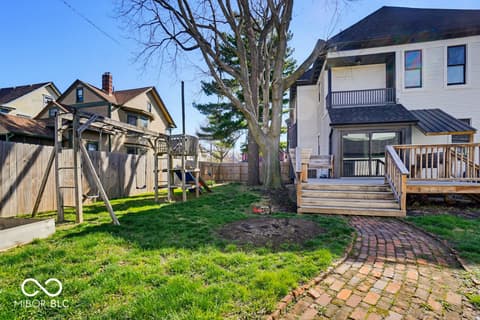Yard at 1808 N Delaware Street, Indianapolis, IN