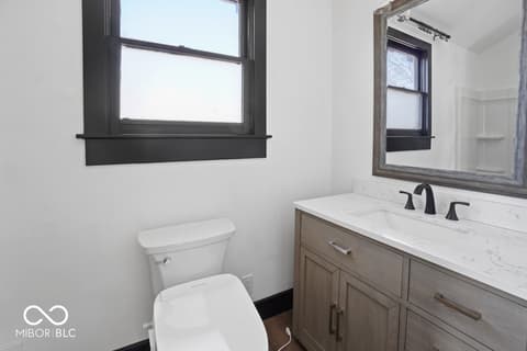 Bathroom at 1808 N Delaware Street, Indianapolis, IN