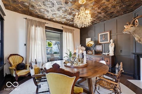 Dining room at 1808 N Delaware Street, Indianapolis, IN