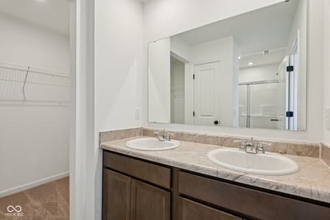 Bathroom at 2033 Black Oak Drive, Shelbyville, IN