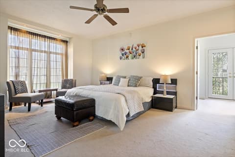 Bedroom at 9399 Irishmans Run Lane, Zionsville, IN
