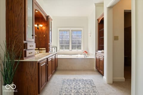 Bathroom at 9399 Irishmans Run Lane, Zionsville, IN