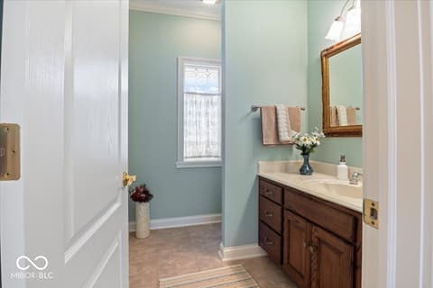 Bathroom at 9399 Irishmans Run Lane, Zionsville, IN