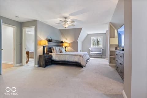 Bedroom at 9399 Irishmans Run Lane, Zionsville, IN